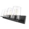 Z-Lite Callista 4 Light Vanity, Matte Black & Clear 3032-4V-MB - alternate 5